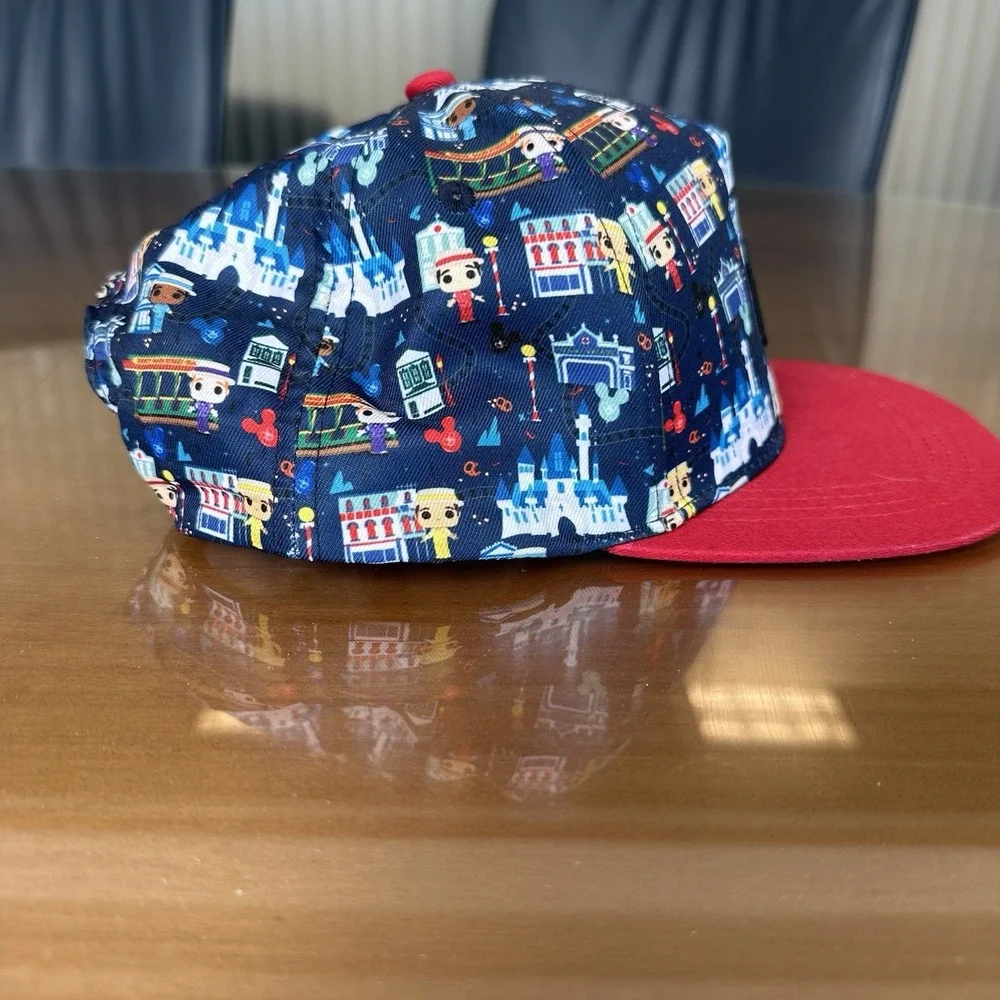 Disney Parks Loungefly Dapper Dans Park Attractions Icons Baseball Cap Hat